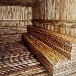 Revestimiento cuarto sauna en madera